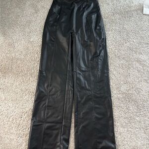 HALARA Black Wide Leg tummy control Pants New with tags